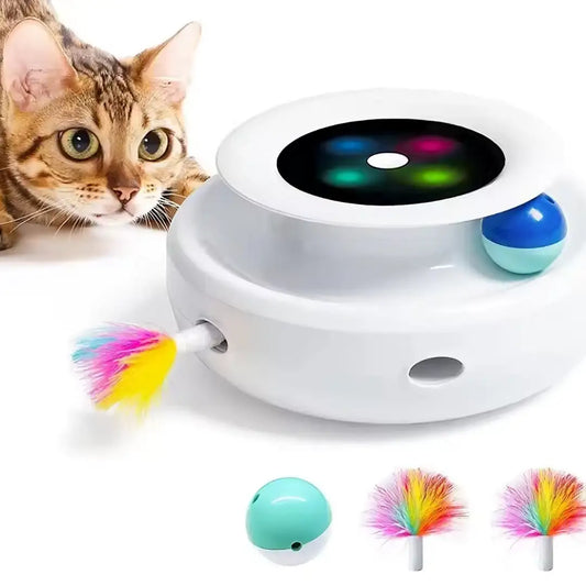 Automatic Feather Fun Ball Cat Toy